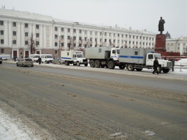 Запрещенный митинг в Казани "За честные выборы"